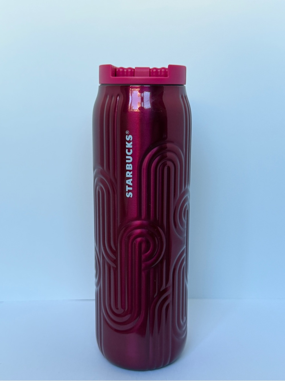 Starbucks Deep Red Metallic Insulated Tumbler
